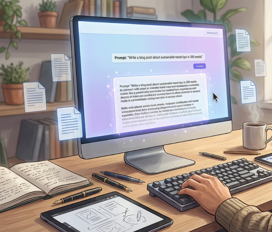 Generate, edit, export.